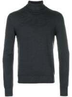 D4.0 Klassischer Rollkragenpullover - Grau