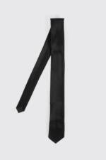 Einfache Schmale Krawatte - Black - One Size, Black