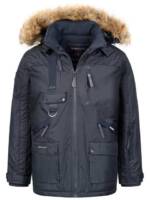 Geographical Norway Winterjacke Herren Winterjacke Parka mit Kapuze H-356