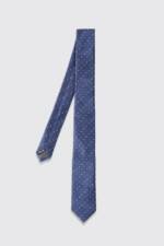 Gepunktete Schmale Krawatte - Navy - One Size, Navy