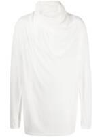 Julius Semi-transparenter Rollkragenpullover - Weiß