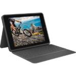 Logitech Rugged Folio iPad 7./ 8./ 9. Gen 10,2 Zoll Tastatur & Hülle graphite iPad-Tastatur