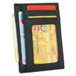 Manza Kartenetui Kartenetui Herren Super Smart Geldbörse für EC-Karten und Geldscheine, Super Flach, 7 Kartenfächer, 1 Scheinfach, RFID Blocker