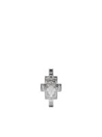 Marcelo Burlon County of Milan Pyramid Cross Ohrring - Silber