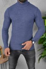 Megaman Jeans Rollkragenpullover Herren Rollkragenpullover Rolli Rollkragen Pulli Shirt in Premium Qualität Sweater Warrm Longsleeve
