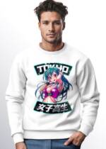 Neverless Sweatshirt Sweatshirt Herren Anime Japan Style Manga Asien Comic Tokio Rundhals-P