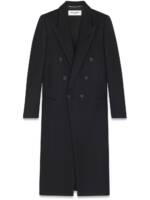 Saint Laurent Klassischer Trenchcoat - Schwarz