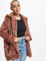 Urban Classics Ladies Hooded Teddy Coat