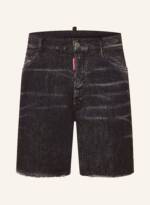 dsquared2 Jeansshorts Slim Fit schwarz