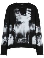 Balmain Sweatshirt mit Röntgen-Print - Schwarz