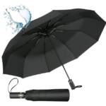 Bedee Taschenregenschirm Regenschirm Sturmfest Automatik, Regenschirm Herren Damen, für Erwachsene