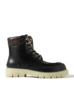 Bottega Veneta - Haddock Leather Ankle Boots - Men - Black - EU 43
