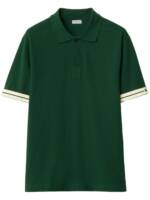 Burberry Poloshirt aus Pikee - Grün