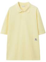 Burberry Poloshirt mit Equestrian Knight-Stickerei - Gelb