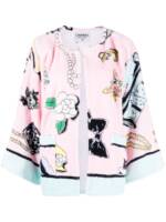 CHANEL Pre-Owned 1990-2000s Jacke aus Frottee - Rosa