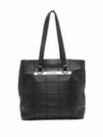 CHANEL Pre-Owned 2004 Cambon Choco Bar Shopper - Schwarz