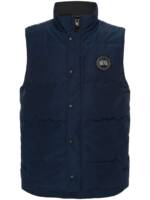 Canada Goose Gesteppte Weste mit Logo-Patch - Blau