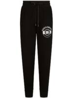 Dolce & Gabbana Jogginghose mit Logo-Print - Schwarz