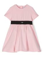 Dolce & Gabbana Kids Kleid-Set mit Logo-Applikation - Rosa