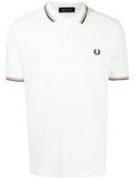 Fred Perry Poloshirt mit Logo-Stickerei - Weiß