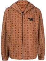 MCM Kapuzenjacke mit Monogramm-Print - Braun