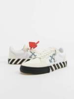 Off-White Low Vulcanized Suede Canvas Sneaker
