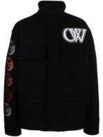 Off-White Phase Varsity Jacke - Schwarz