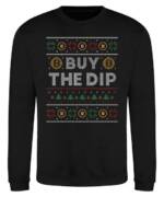 Quattro Formatee Sweatshirt Buy The Dip Bitcoin Krypto Investor Ugly Christmas Pullover Sweatshirt (1-tlg)