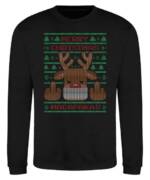 Quattro Formatee Sweatshirt Merry Christmas Rudolph Rudolf Rentier Ugly Christmas Pullover Sweatsh (1-tlg)