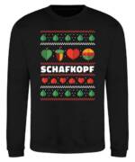 Quattro Formatee Sweatshirt Schafkopf bayrisch Kartenspiel Bayern Ugly Christmas Pullover Sweatshi (1-tlg)