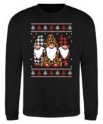 Quattro Formatee Sweatshirt Weihnachten Wichtel Gnome Kariert Ugly Christmas Pullover Sweatshirt (1-tlg)