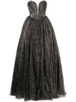 Rhea Costa Cassiopea Kleid mit Glitzer - Schwarz