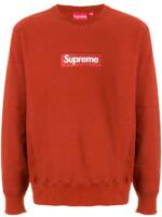 Supreme Sweatshirt mit Logo - Rot