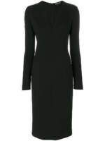 TOM FORD Enges Midikleid - Schwarz