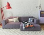 TOM TAILOR HOME Big-Sofa BIG CUBE Style Ecksofa im Cordstoff TRI69 pool - Recamiere re oder li, mit cleanen Stegkissen, extra große Sitztiefe, Breite 270 cm