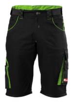 fortis Shorts Herren Bermuda 24, schwarz/limegreen, Größe 50