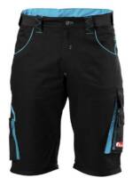 fortis Shorts Herren Bermuda 24, schwarz/türkis, Größe 48