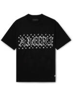 AMIRI - Logo-Appliquéd Printed Cotton-Jersey T-Shirt - Men - Black - XS