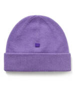 Acne Studios - Logo-Appliquéd Wool Beanie - Men - Purple