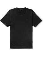 Acne Studios - Nash Logo-Appliquéd Cotton-Jersey T-Shirt - Men - Black - S