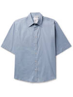 Acne Studios - Sandrok Oversized Cotton-Blend Poplin Shirt - Men - Blue - IT 50