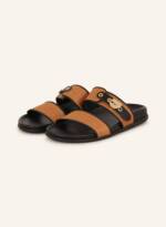 Ancient Greek Sandals Pantoletten Latria braun