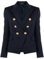 Balmain Blazer mit steigendem Revers - Blau