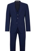 Boss Business Anzug H-Jeckson-3pcs-241 Regular Fit blau