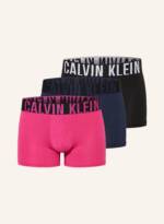 Calvin Klein 3er-Pack Boxershorts Intense Power pink