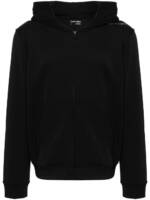 Calvin Klein Hoodie mit gummiertem Logo - Schwarz