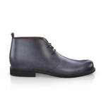 Desert Boots / Chukka Stiefel für Herren - Handgemacht in Italien aus Premium - Leder - Grau - Selbst gestalten - GIROTTI