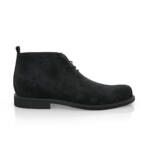 Desert Boots / Chukka Stiefel für Herren - Handgemacht in Italien aus Veloursleder - Schwarz - Selbst gestalten - GIROTTI