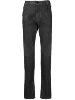 Emporio Armani Klassische Straight-Leg-Jeans - Schwarz