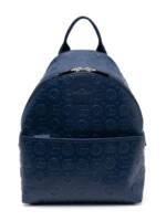 Gucci Kids Rucksack mit Logo-Prägung - Blau